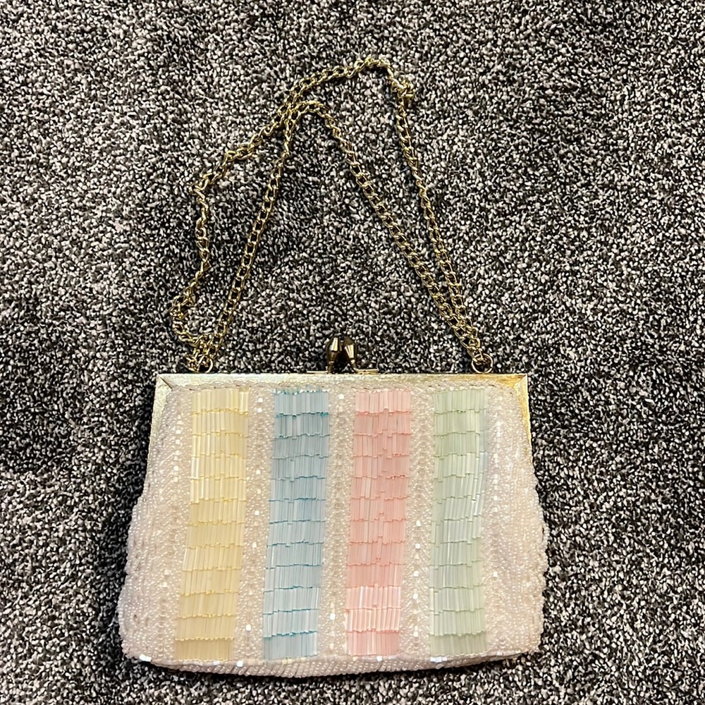 Vintage Beaded Clutch